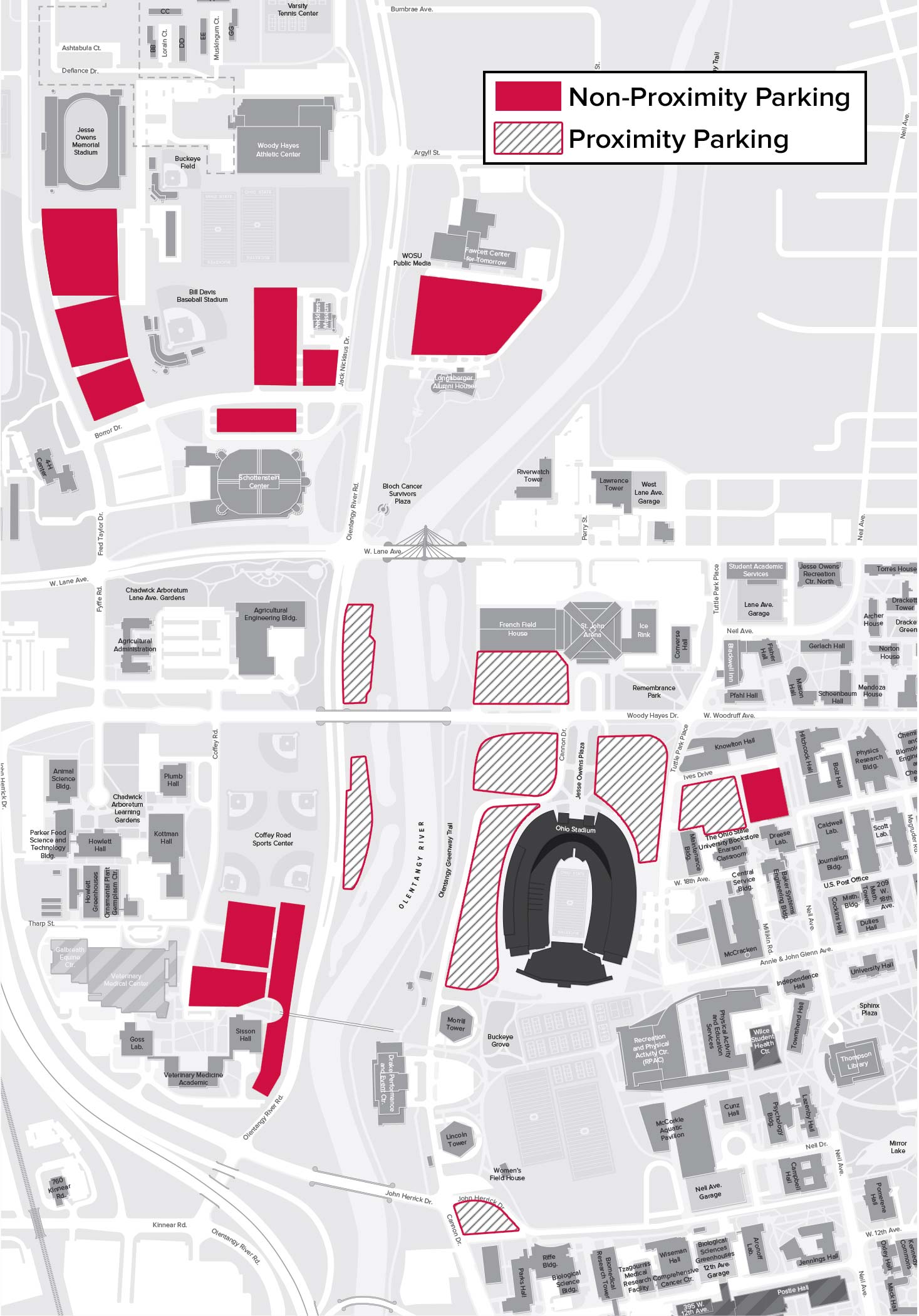 Ohio State Buckeye Club Football Ticket and Parking Information