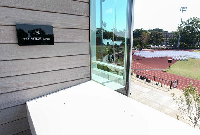 Ruane Friar Development Center balcony